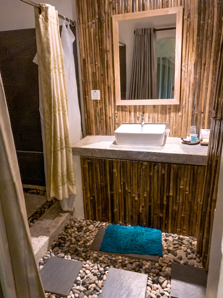 Cambodia retreat bathroom