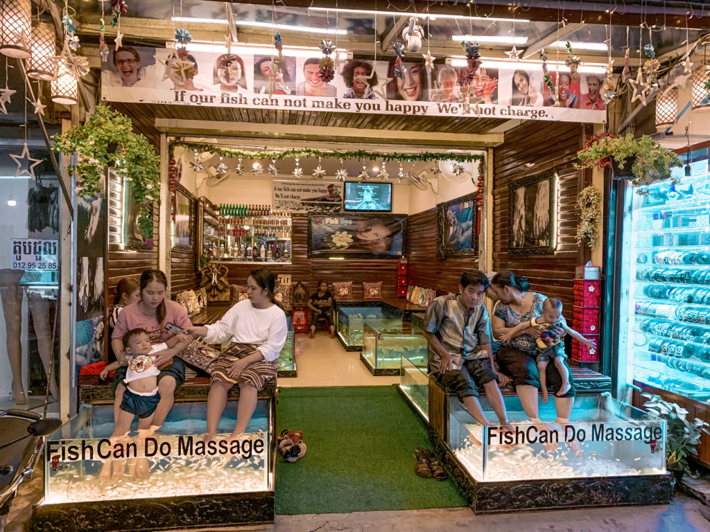 Fish Pedicure, fish spa in cambodia