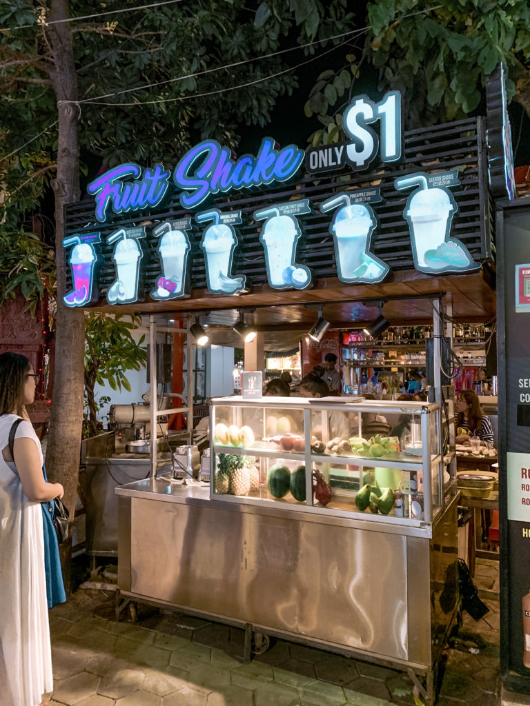 Fruit shake in Cambodia