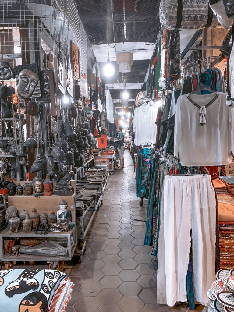 Cambodia night market shops